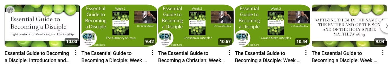 Essential Guide to Becoming a Disciple Introductions by Greg Ogden